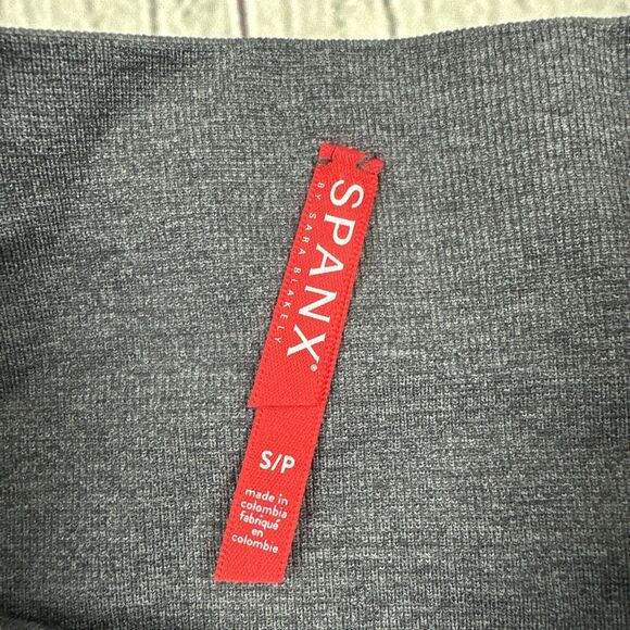 Spanx Womens Small Leggings Dark Gray Compression Legging Pants - Picture 9 of 10